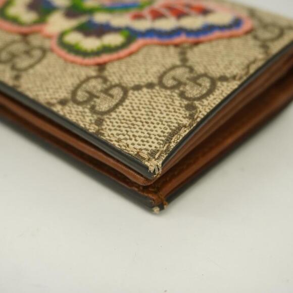 Gucci Wallet GG Supreme Brown Gold hardware - Picture 7 of 11